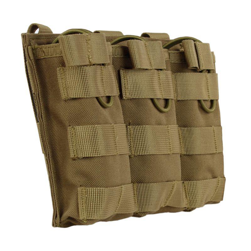 Triple Open Top 5.56 1000D Mag Pouch - JC Airsoft