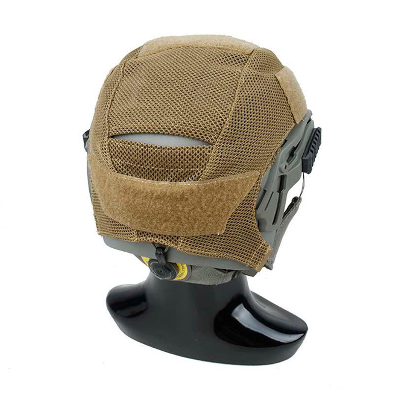 Khaki Speedy Exfil Lightweight Helmet Cover - JC Airsoft